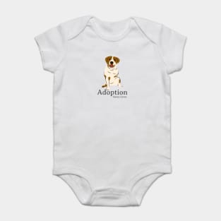 Adoption Saves Lives Rescue Dog Baby Bodysuit